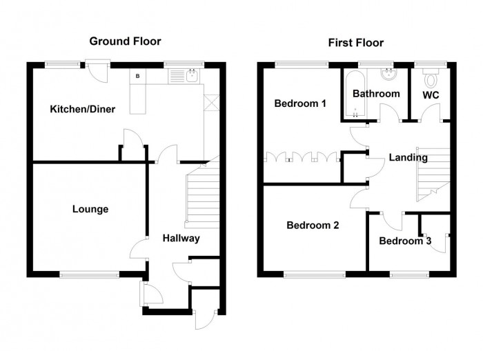 Floorplan for Darby Street, Rowley Regis
